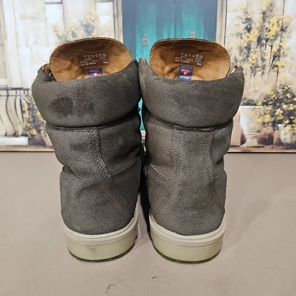 Timberland 6 Inch Premium Dark Olive Green Mens‎ Boot Waterproof Combat Size 14